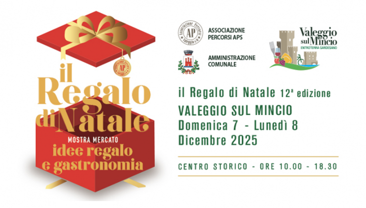 Valeggio sul Mincio, am 7. und 8. Dezember der traditionelle Weihnachtsmarkt