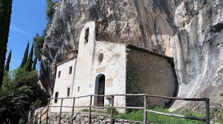 Gargnano, die Einsiedelei San Valentino ist bis zum 28. Februar nicht erreichbar