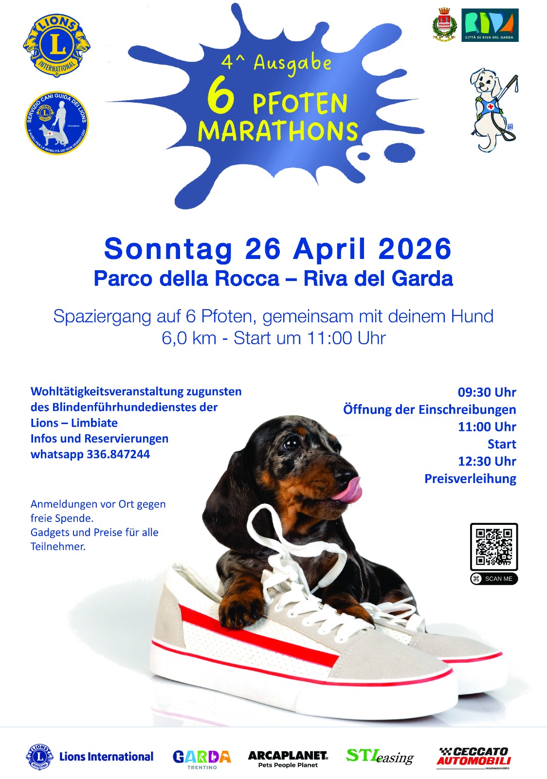 „Spaziergang mit deinen Hunden“: ein Benefizlauf in Riva del Garda