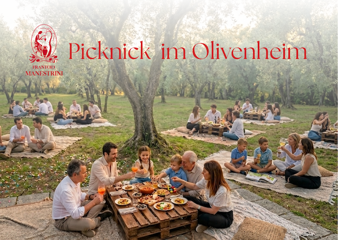 1. Mai im Olivenhain: Picknick, Genuss und Live-Musik bei Manestrini