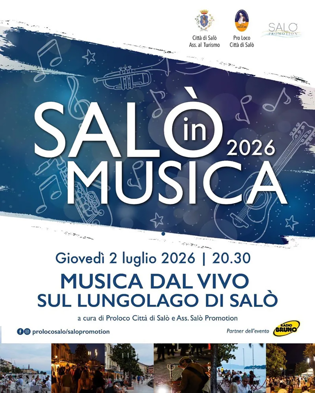 Am 2. Juli kehrt „Salò in Musica“ zurück: Live-Konzerte an der Seepromenade Am 2. Juli kehrt „Salò in Musica“ zurück: Live-Konzerte an der Seepromenade