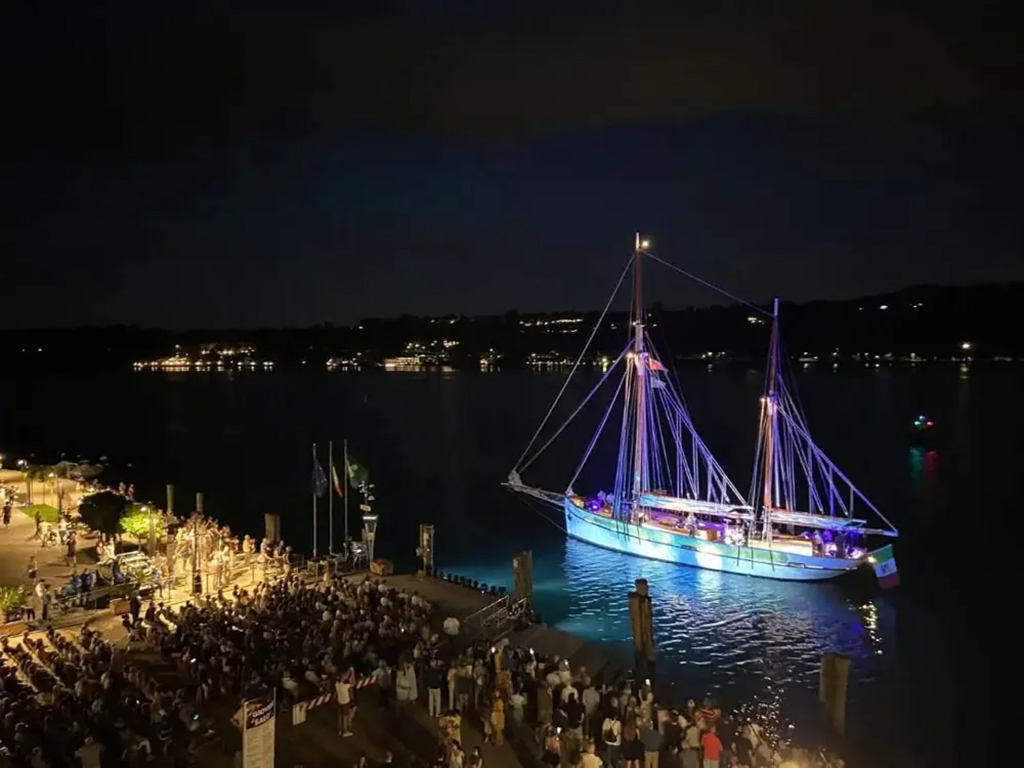 Die Konzert auf dem historischen Segelschiff „Circe“