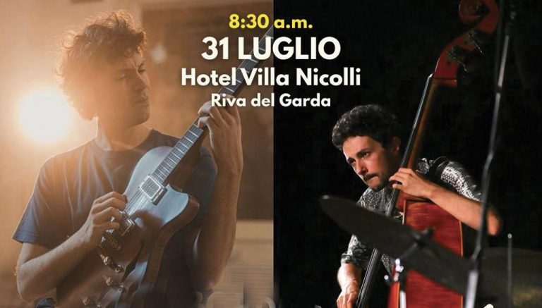 Riva del Garda, am 31. Juli um 8.30 morgens „Jazz Café“: Zennaro Bordignon Duo