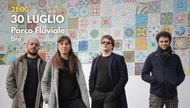 Am 30. Juli, im Parco Fluviale Dro, Beatrice Arrigoni 4et in kostenloses Konzert