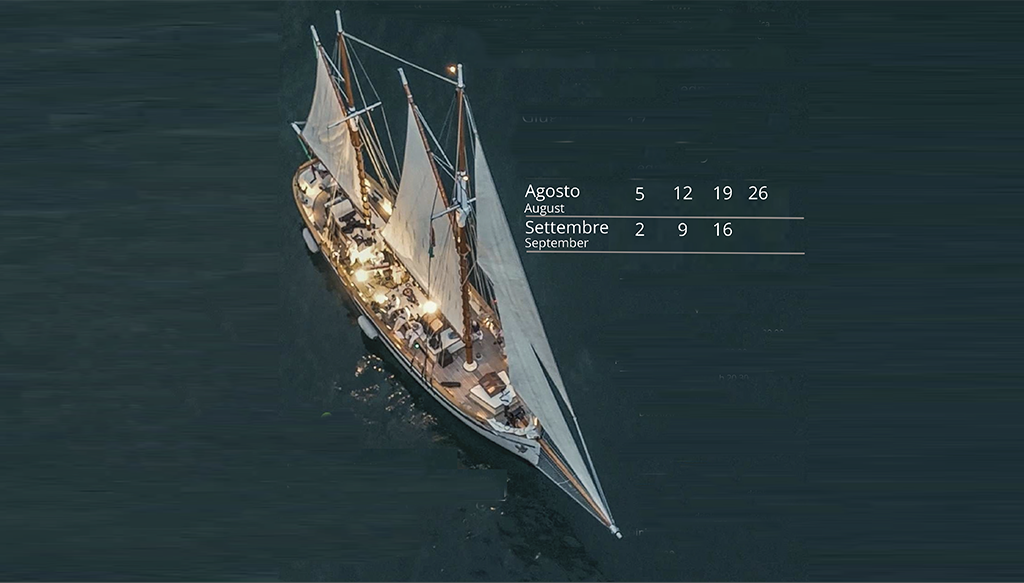 Brenzone – Abendliche Segeltour mit dem historischen Segelschiff Circe