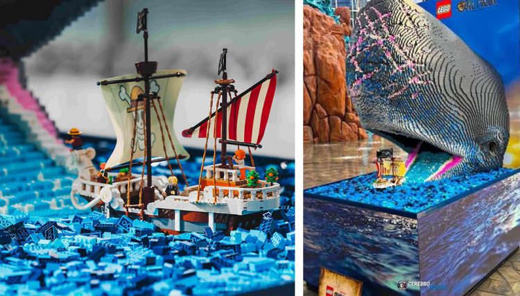 Laboon aus ONE PIECE als LEGO-Figur im LEGOLAND Water Park