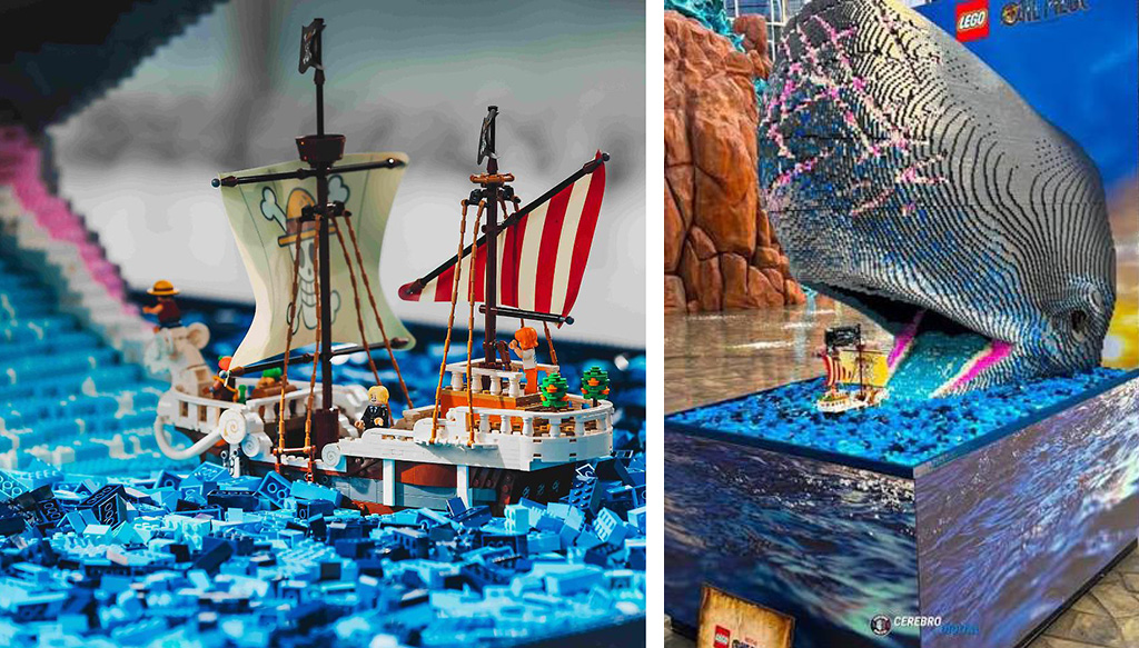 Laboon aus ONE PIECE als LEGO-Figur im LEGOLAND Water Park