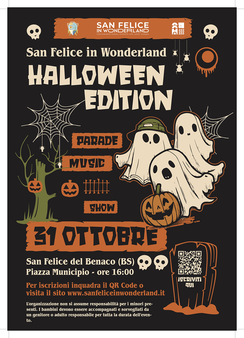 Halloween in San Felice del Benaco: Magie, Akrobatik und Gruselspaß Halloween in San Felice del Benaco