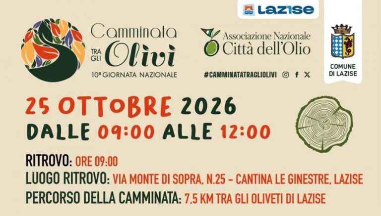 Am 25. Oktober „Spaziergang inmitten der Oliven“ in Lazise